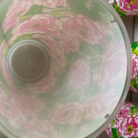 LILLY PULITZER May Flowers 14 Ounce To Go Tumblers 5 - Picture 8 of 11